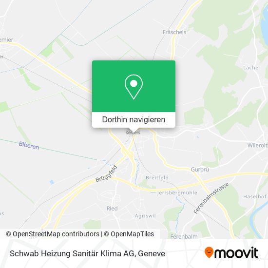 Schwab Heizung Sanitär Klima AG Karte