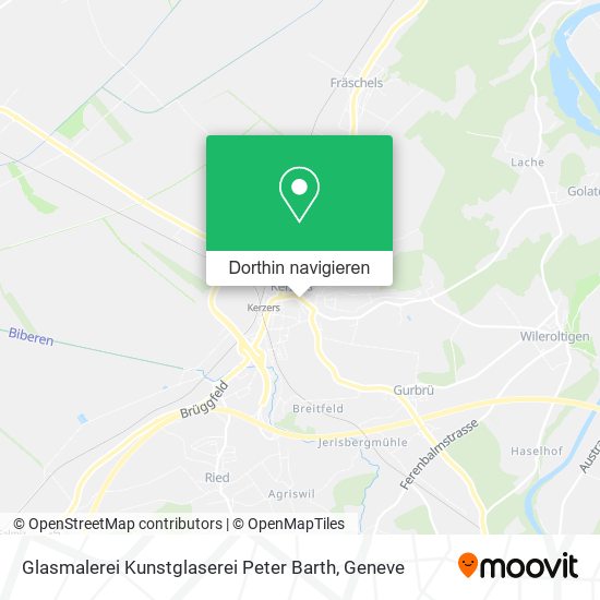 Glasmalerei Kunstglaserei Peter Barth Karte
