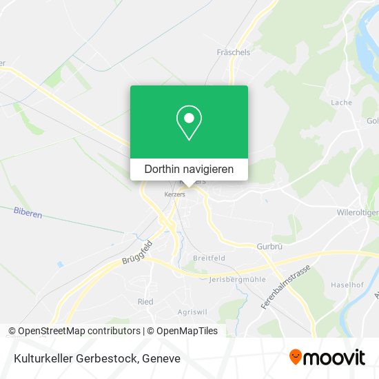 Kulturkeller Gerbestock Karte