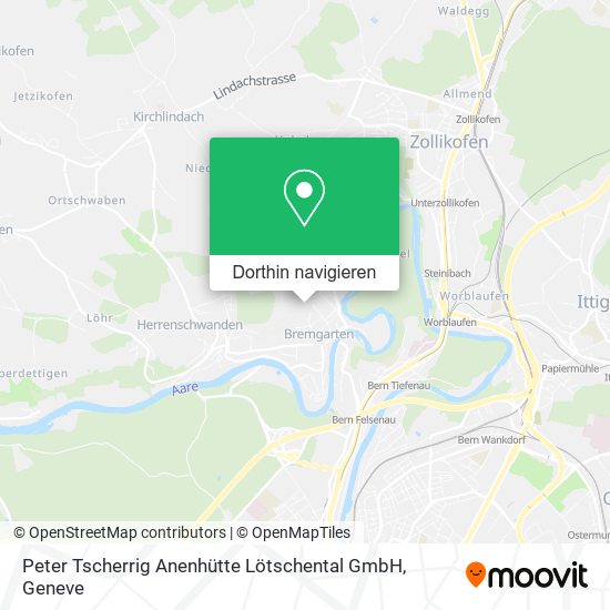 Peter Tscherrig Anenhütte Lötschental GmbH Karte