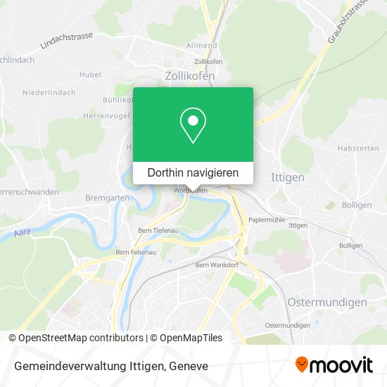Gemeindeverwaltung Ittigen Karte