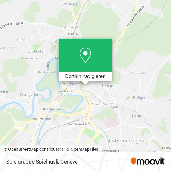Spielgruppe Spielhüsli Karte