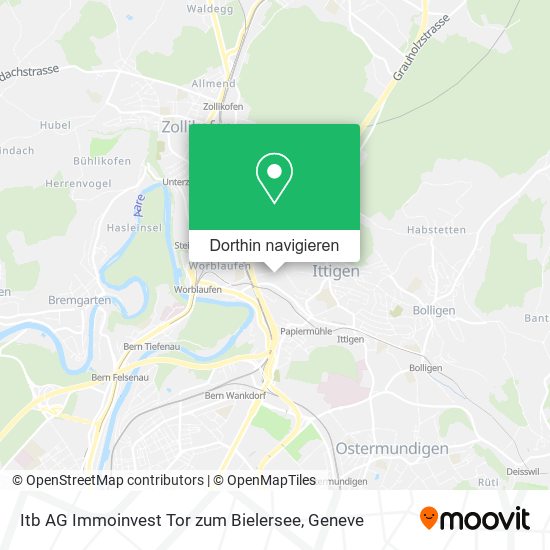 Itb AG Immoinvest Tor zum Bielersee Karte