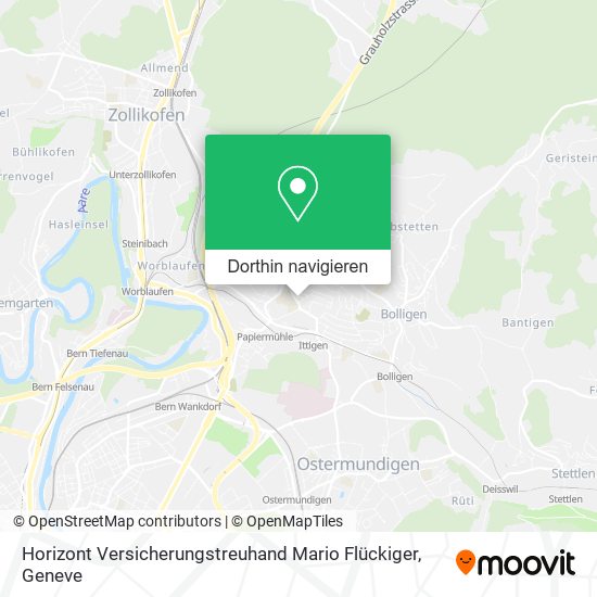 Horizont Versicherungstreuhand Mario Flückiger Karte