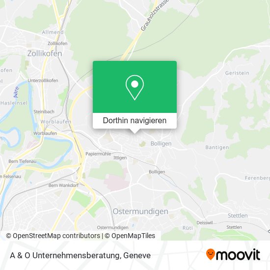 A & O Unternehmensberatung Karte