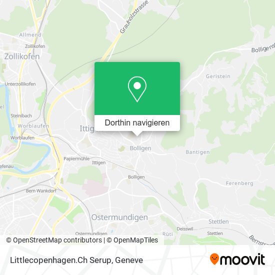 Littlecopenhagen.Ch Serup Karte