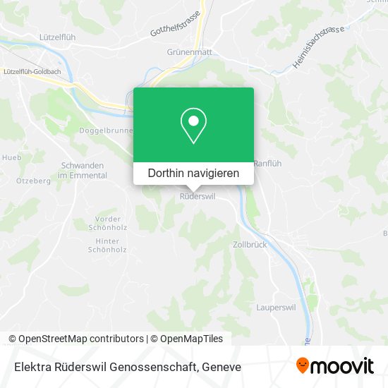 Elektra Rüderswil Genossenschaft Karte