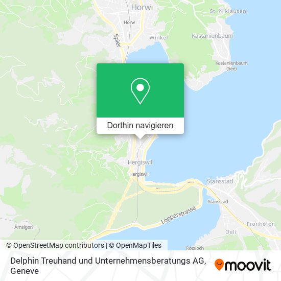 Delphin Treuhand und Unternehmensberatungs AG Karte