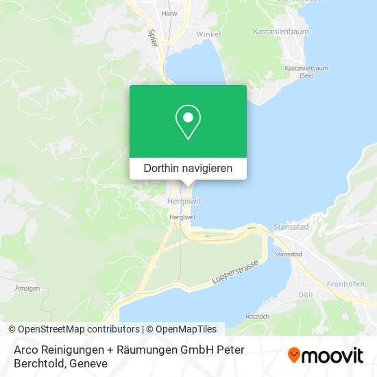 Arco Reinigungen + Räumungen GmbH Peter Berchtold Karte