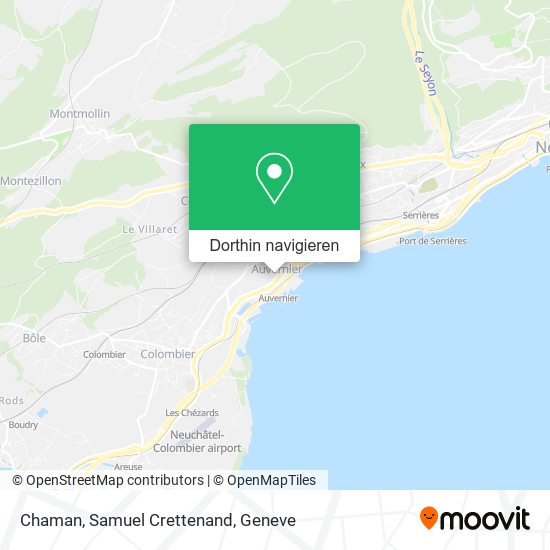 Chaman, Samuel Crettenand Karte