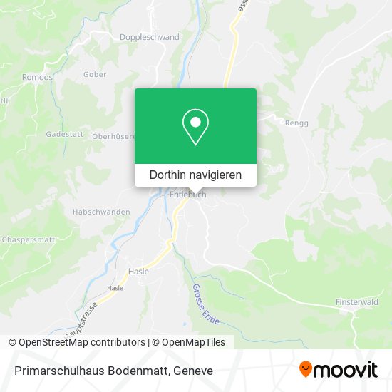 Primarschulhaus Bodenmatt Karte