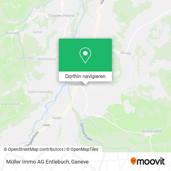 Müller Immo AG Entlebuch Karte