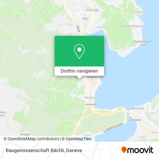 Baugenossenschaft Bächli Karte