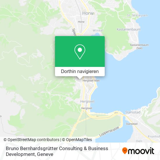 Bruno Bernhardsgrütter Consulting & Business Development Karte