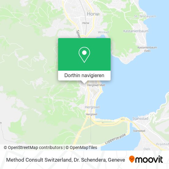 Method Consult Switzerland, Dr. Schendera Karte