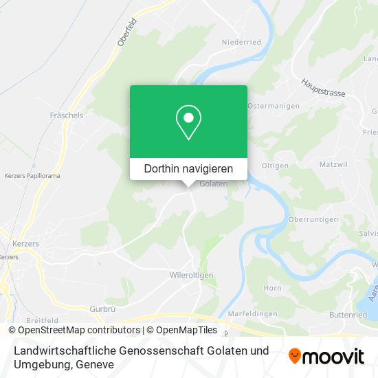 Landwirtschaftliche Genossenschaft Golaten und Umgebung Karte