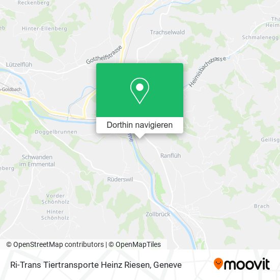 Ri-Trans Tiertransporte Heinz Riesen Karte