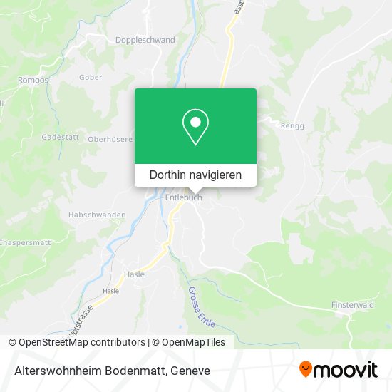 Alterswohnheim Bodenmatt Karte