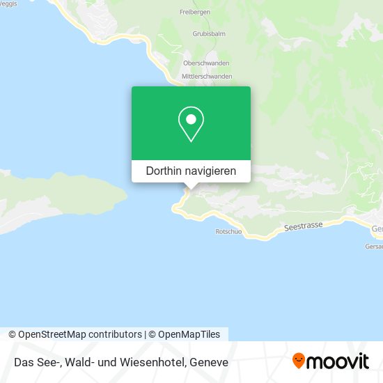 Das See-, Wald- und Wiesenhotel Karte