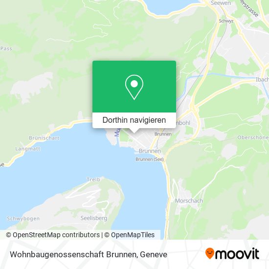 Wohnbaugenossenschaft Brunnen Karte