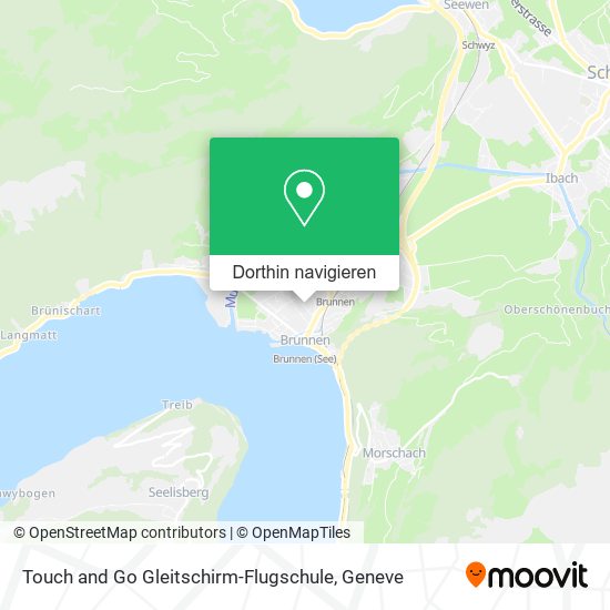 Touch and Go Gleitschirm-Flugschule Karte