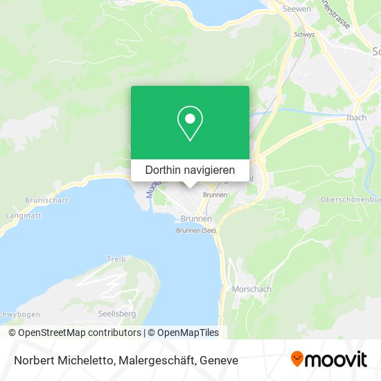 Norbert Micheletto, Malergeschäft Karte