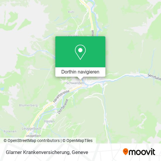 Glarner Krankenversicherung Karte