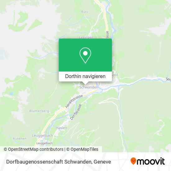 Dorfbaugenossenschaft Schwanden Karte