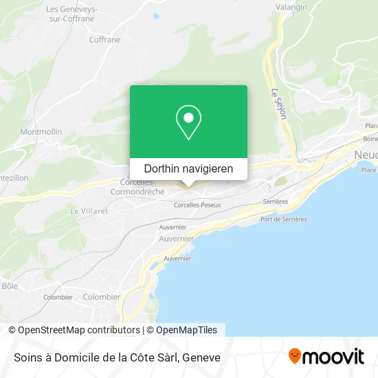 Soins à Domicile de la Côte Sàrl Karte