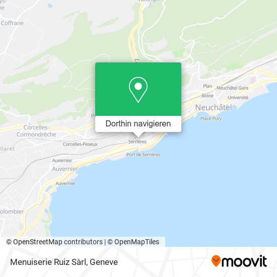 Menuiserie Ruiz Sàrl Karte