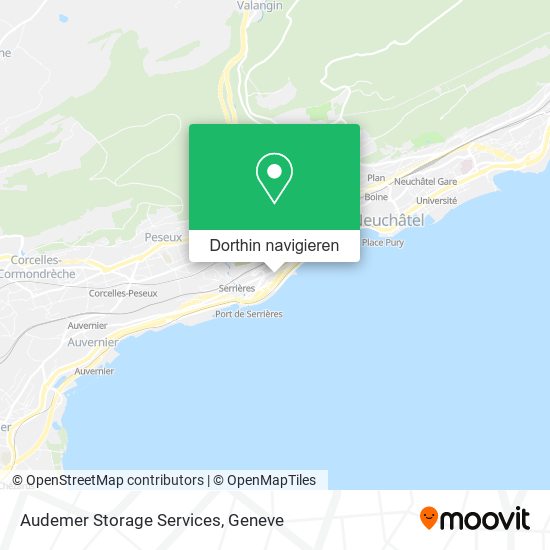 Audemer Storage Services Karte