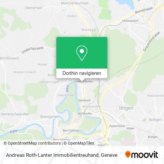 Andreas Roth-Lanter Immobilientreuhand Karte