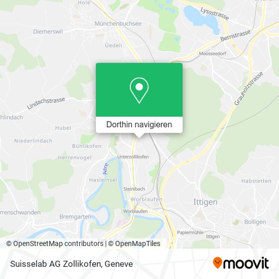 Suisselab AG Zollikofen Karte