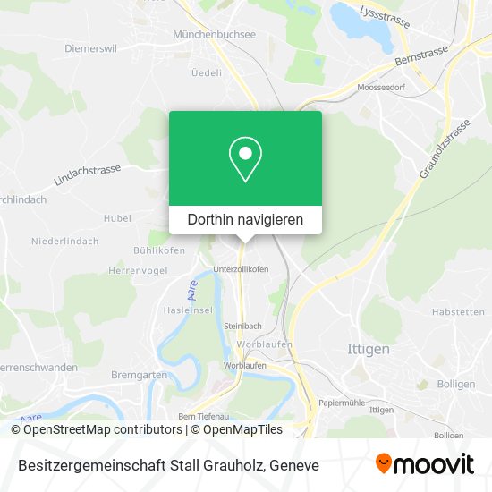 Besitzergemeinschaft Stall Grauholz Karte