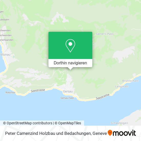 Peter Camenzind Holzbau und Bedachungen Karte