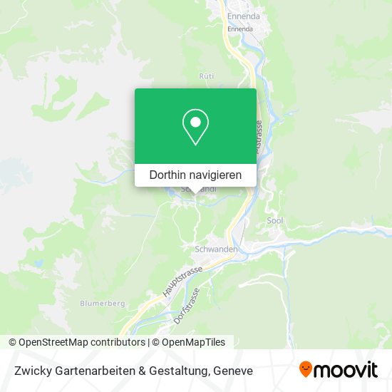 Zwicky Gartenarbeiten & Gestaltung Karte