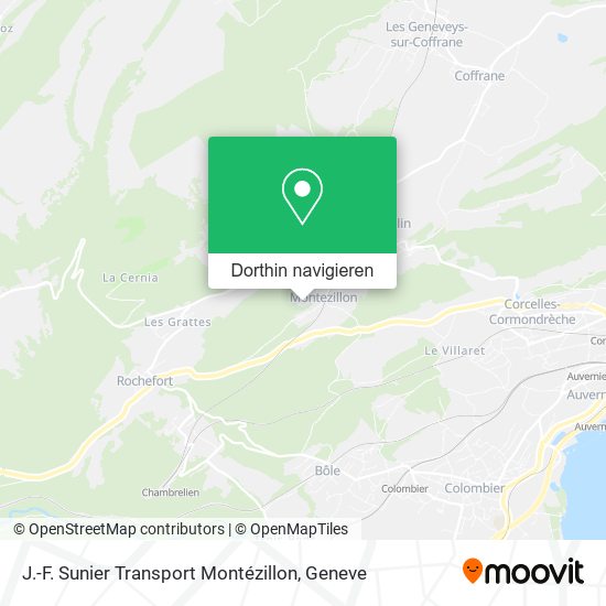 J.-F. Sunier Transport Montézillon Karte