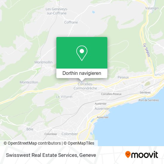 Swisswest Real Estate Services Karte