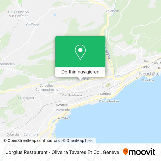 Jorgius Restaurant - Oliveira Tavares Et Co. Karte