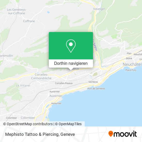 Mephisto Tattoo & Piercing Karte