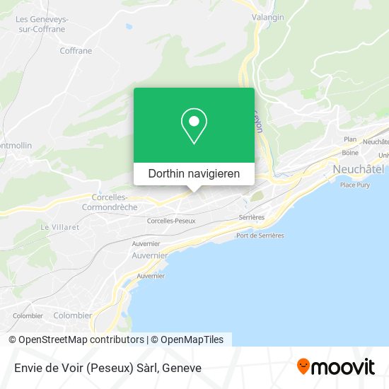 Envie de Voir (Peseux) Sàrl Karte