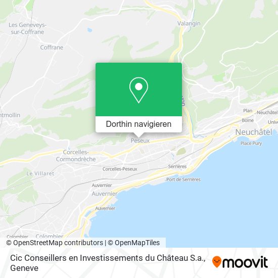 Cic Conseillers en Investissements du Château S.a. Karte