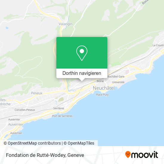 Fondation de Rutté-Wodey Karte