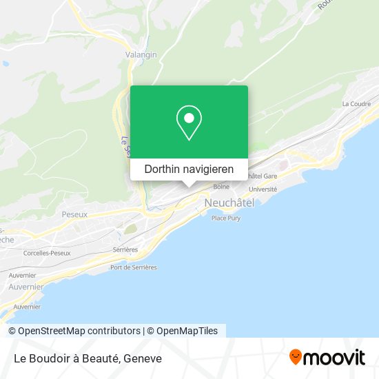 Le Boudoir à Beauté Karte