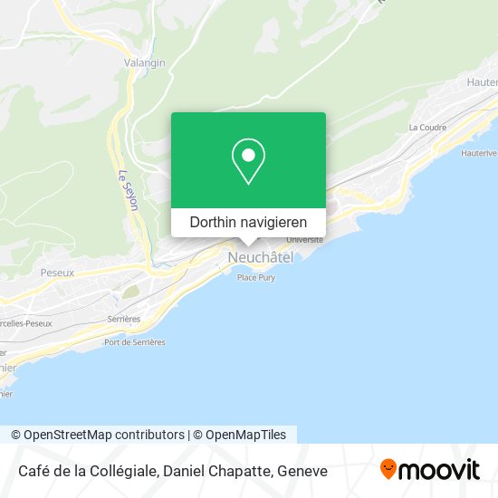 Café de la Collégiale, Daniel Chapatte Karte