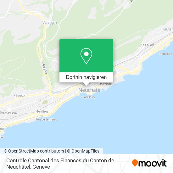Contrôle Cantonal des Finances du Canton de Neuchâtel Karte