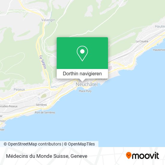 Médecins du Monde Suisse Karte