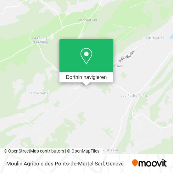 Moulin Agricole des Ponts-de-Martel Sàrl Karte