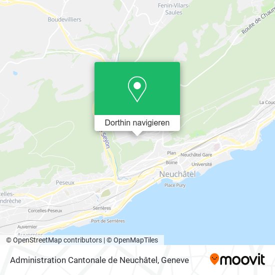 Administration Cantonale de Neuchâtel Karte