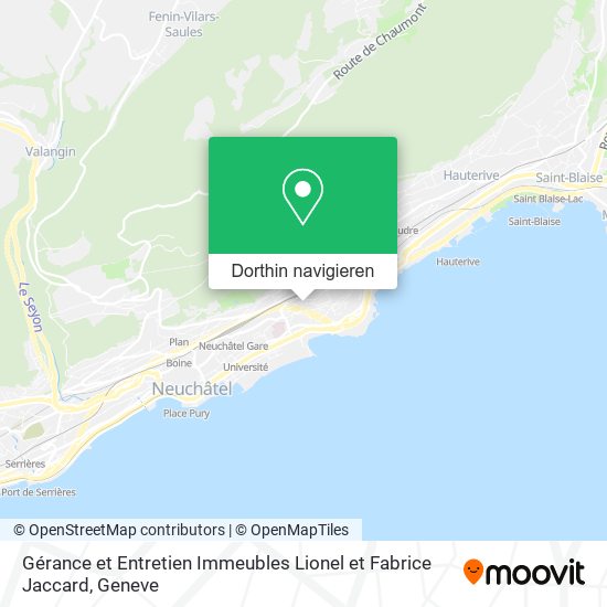 Gérance et Entretien Immeubles Lionel et Fabrice Jaccard Karte